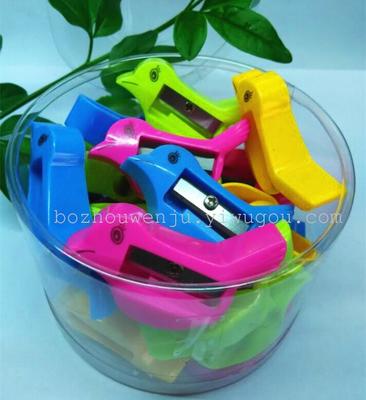 缤纷多彩小鸟卷笔刀 义乌波洲文化用品的创意文具